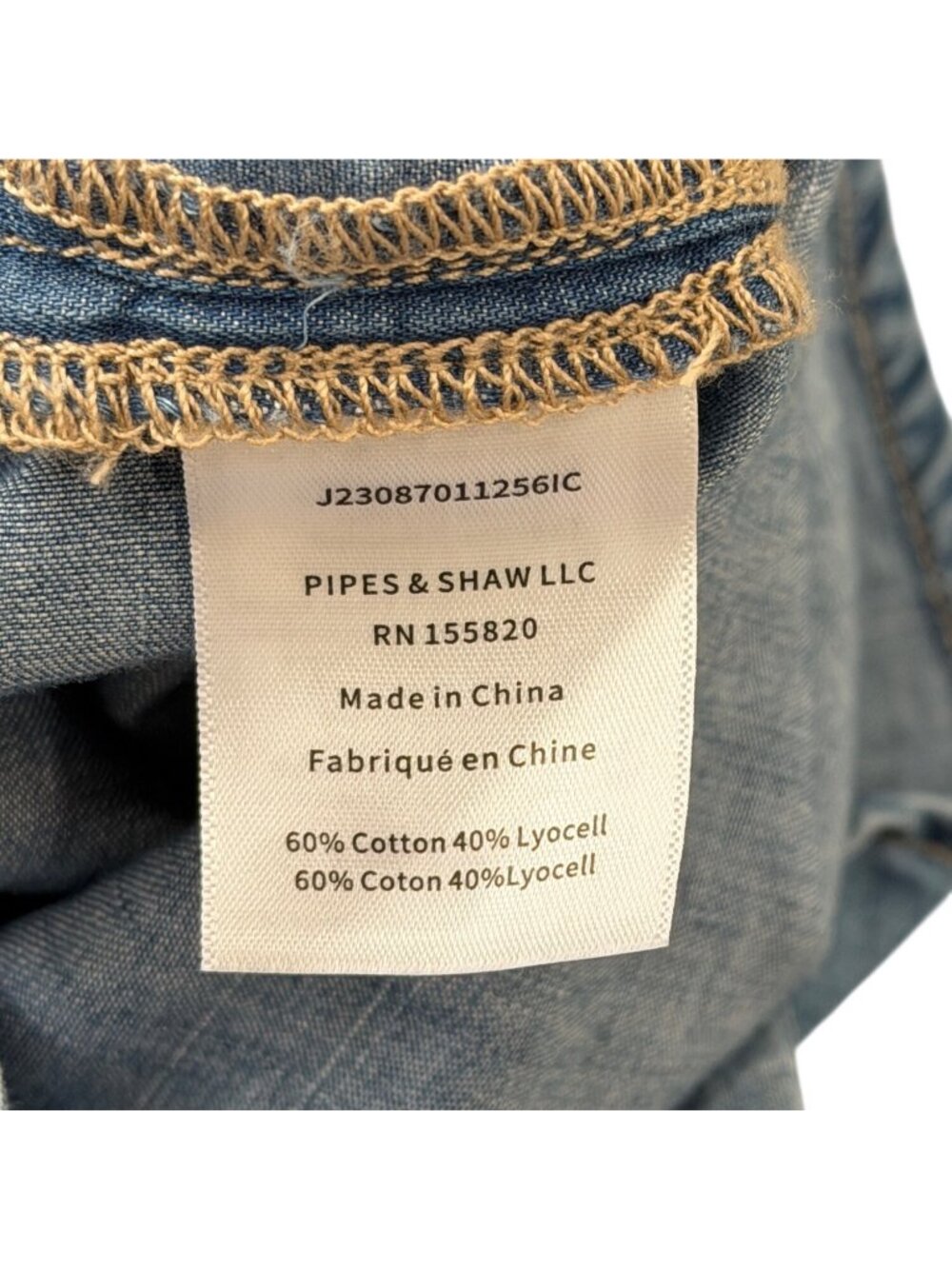 Veronica Beard Womens Size L Calisto Chambray Top Ruffle-Neck Button-Up Blue - Picture 8 of 9